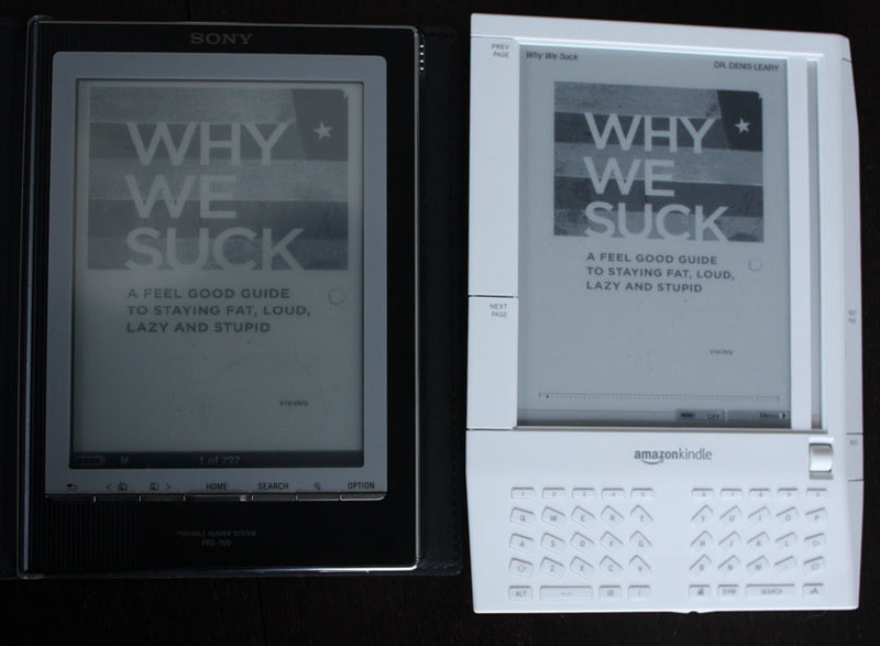 Illustration for article titled Sony PRS-700 Reader Review: Blinding Glare Kills All Improvements